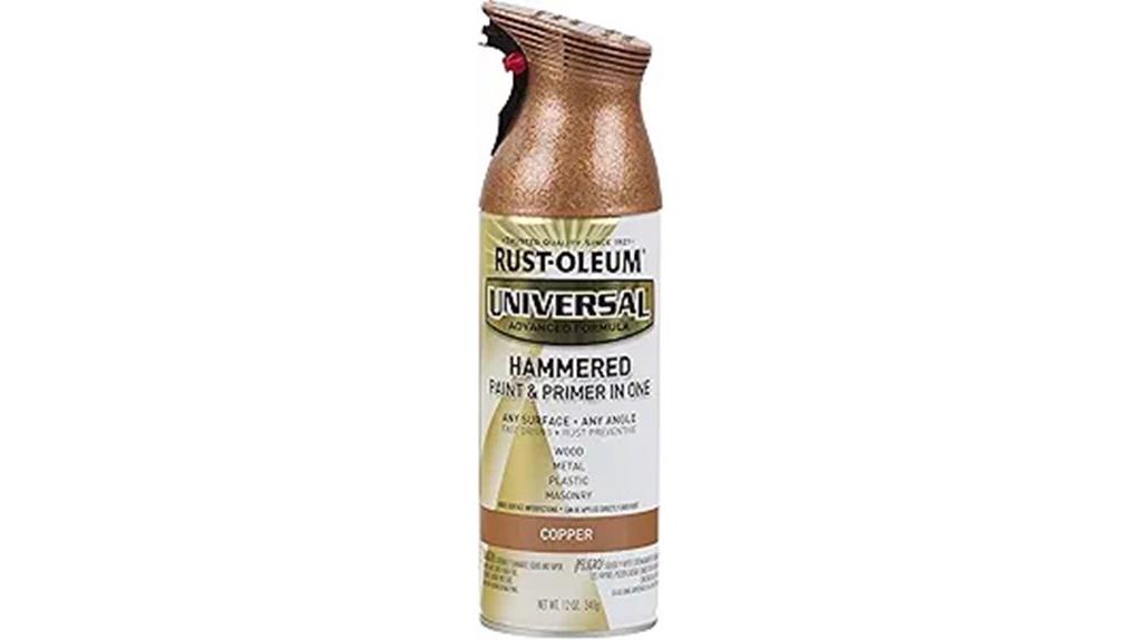 copper hammered spray paint