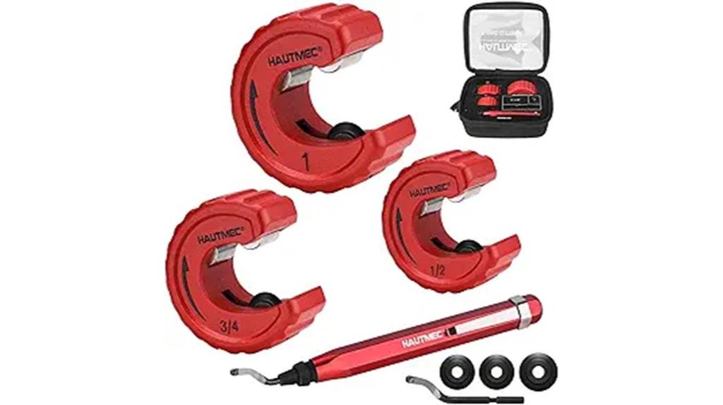 copper tubing cutter set