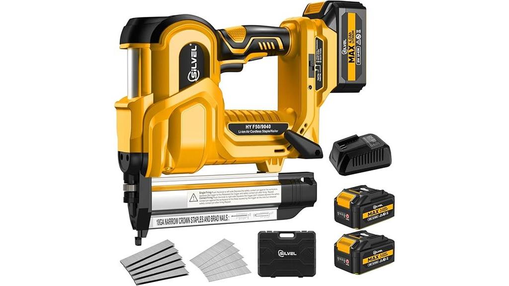 cordless brad nailer stapler