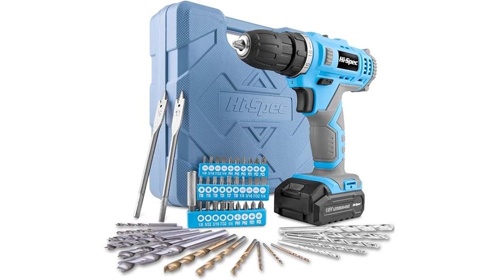 cordless drill driver set