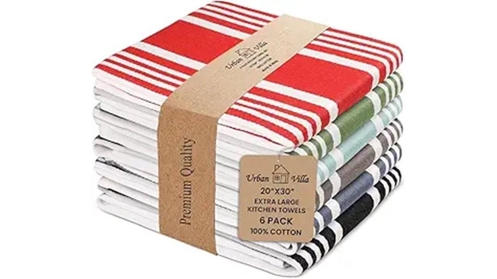 cotton kitchen towels pack