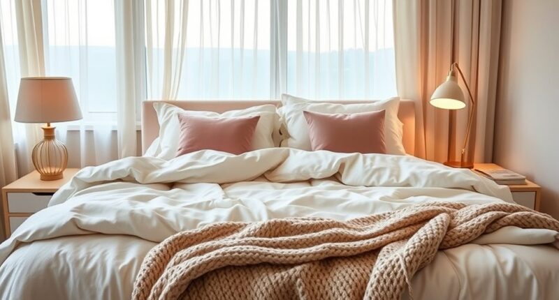 cozy bedding for sleep
