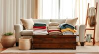 cozy blanket organization ideas