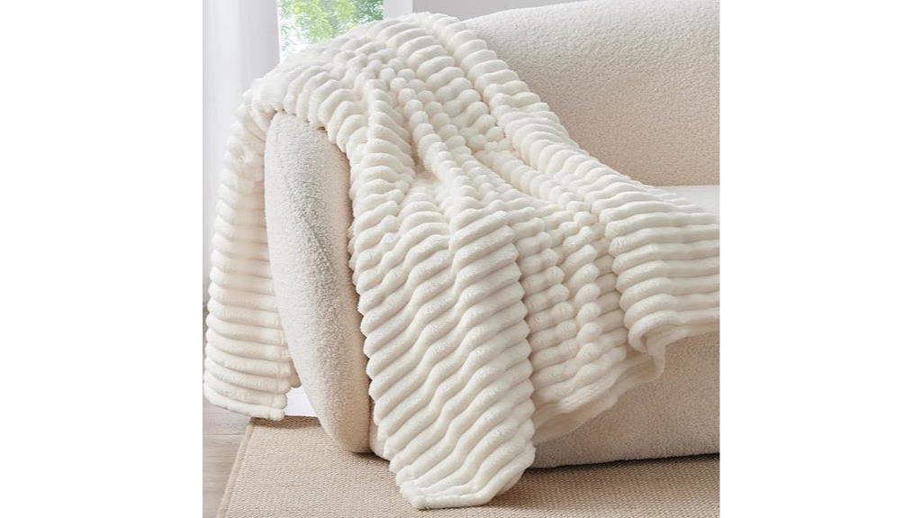 cozy fleece throw blanket