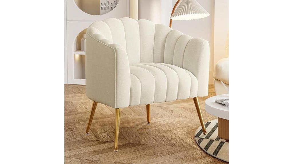 cozy pumpkin shaped accent chair