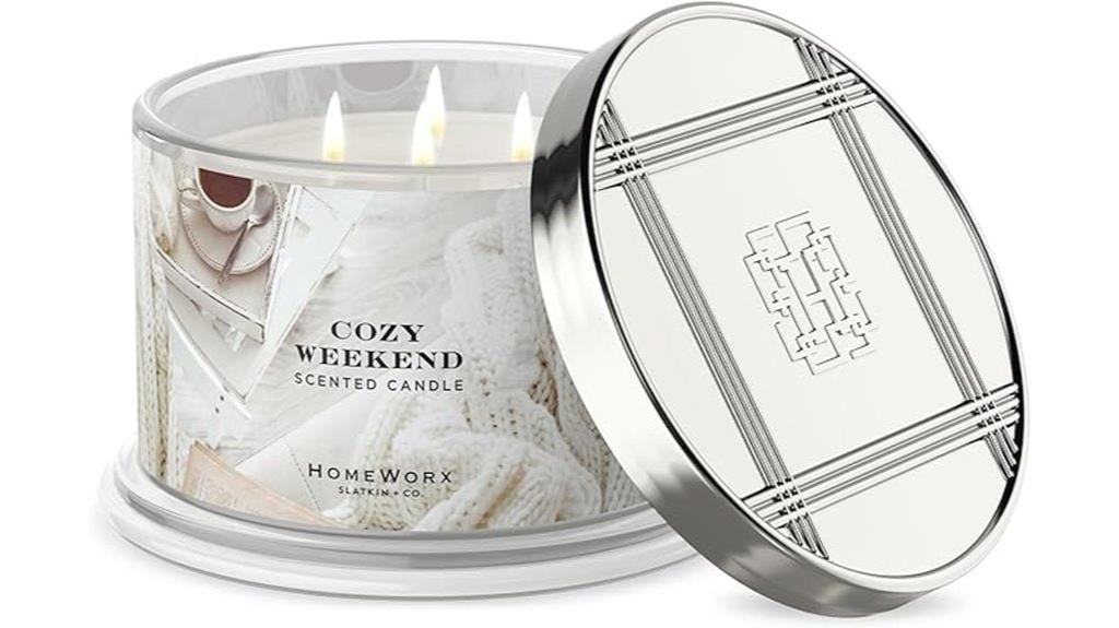 cozy weekend candle experience