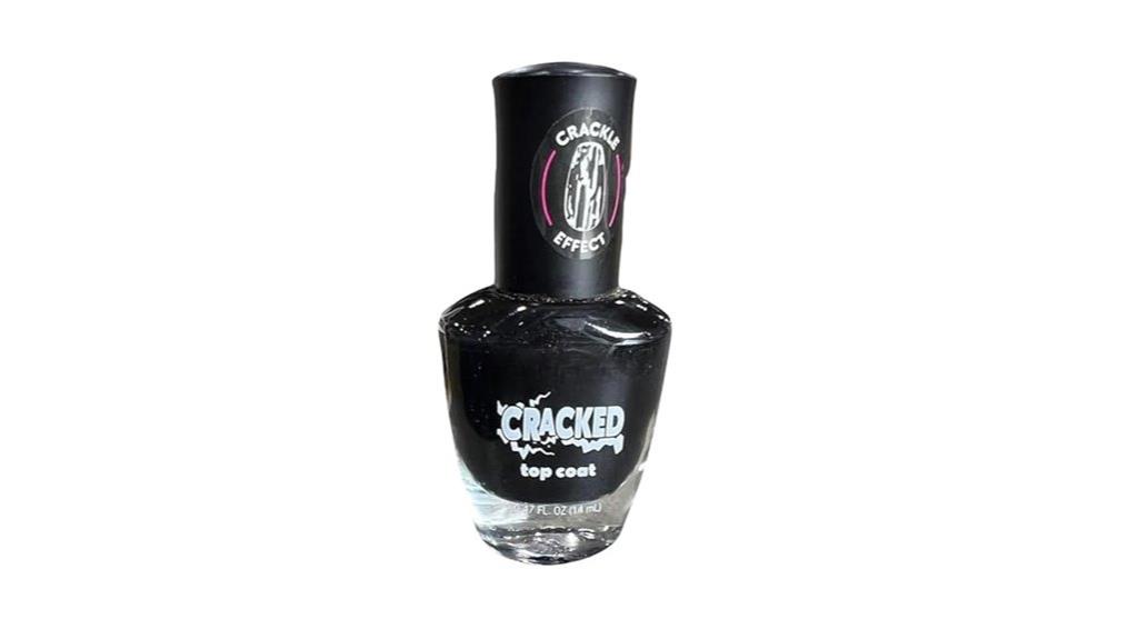 crackle effect black coat