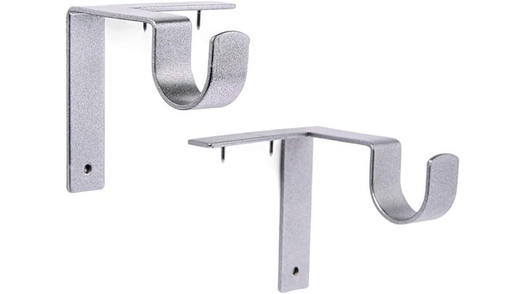 curtain rod mounting brackets