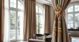 curtain tiebacks for decor