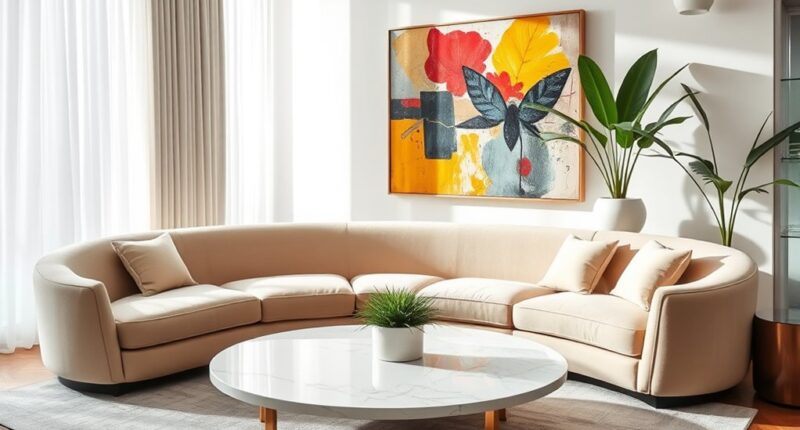 curved furniture design trends