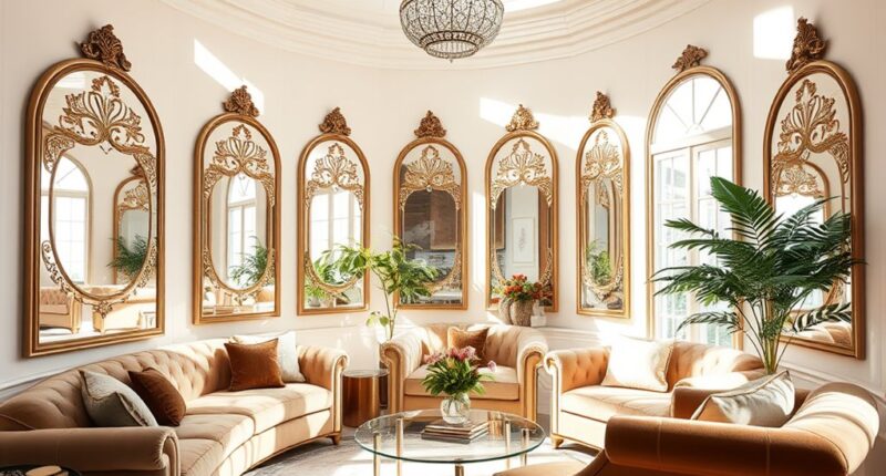 curved mirrors for home decor