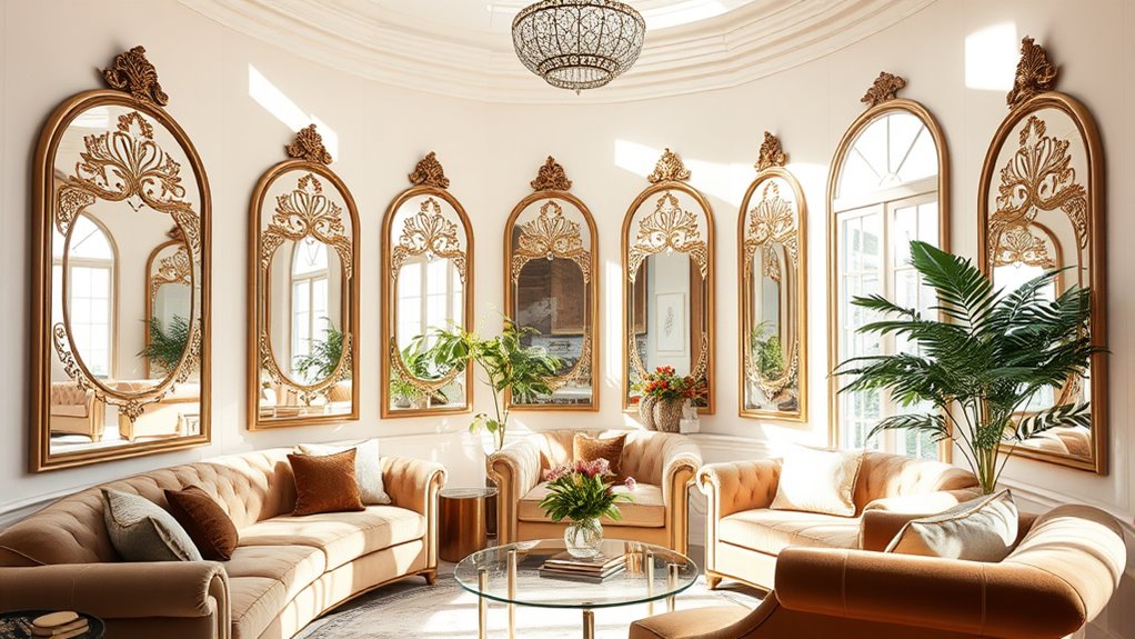 curved mirrors for home decor