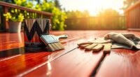 deck staining for durability