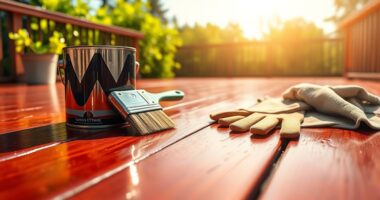deck staining for durability