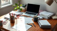 declutter your desk quickly