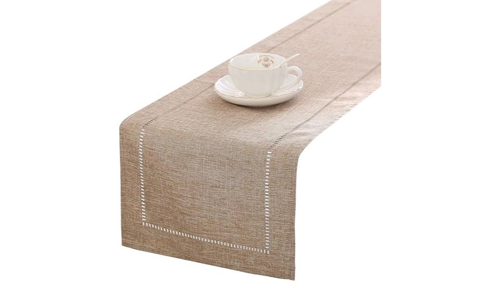 decorative linen table runner