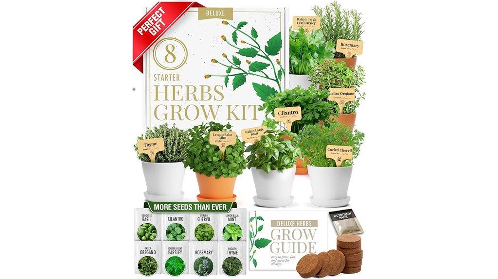 deluxe herb garden kit