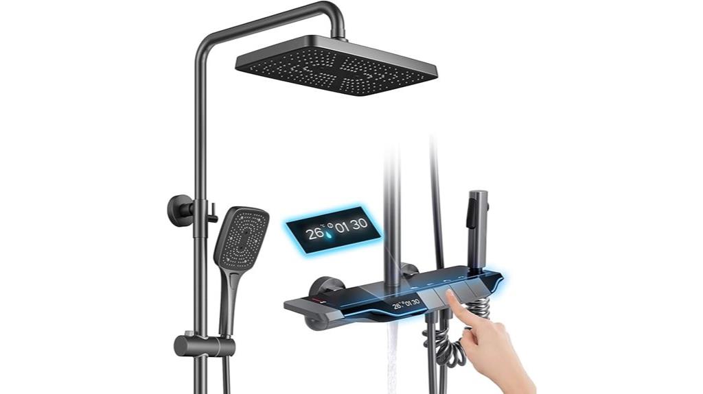 digital rain shower system
