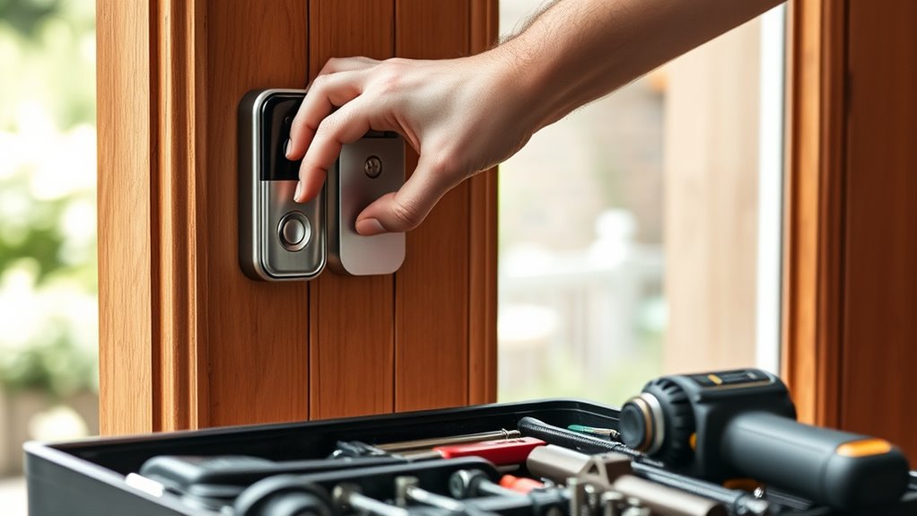 diy smart doorbell installation