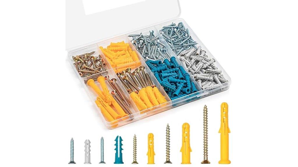 drywall anchors and screws