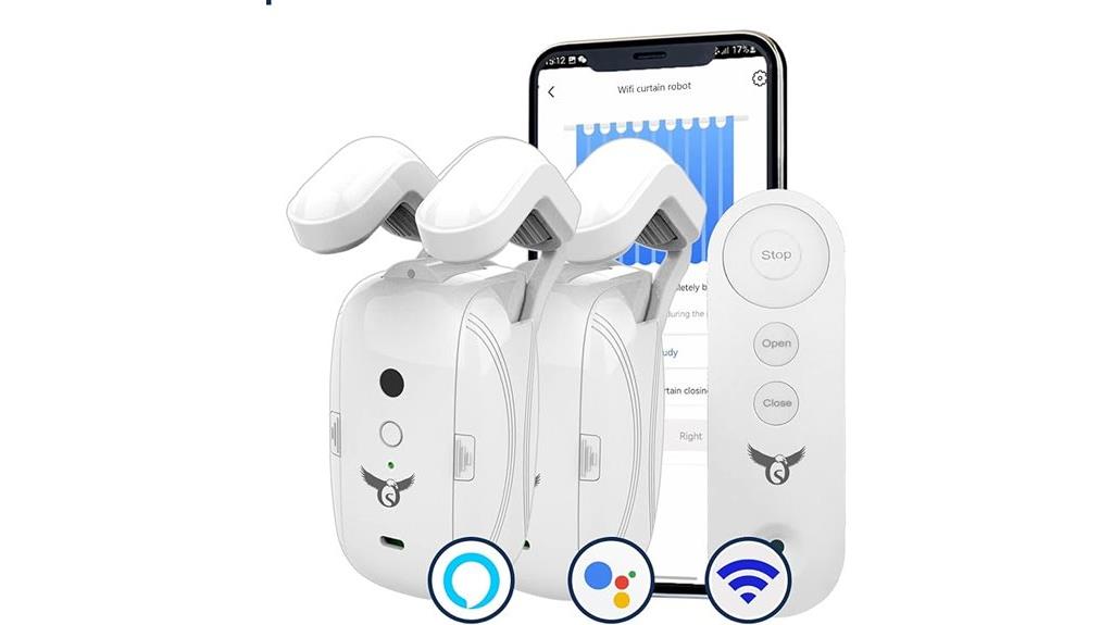 dual motor curtain opener