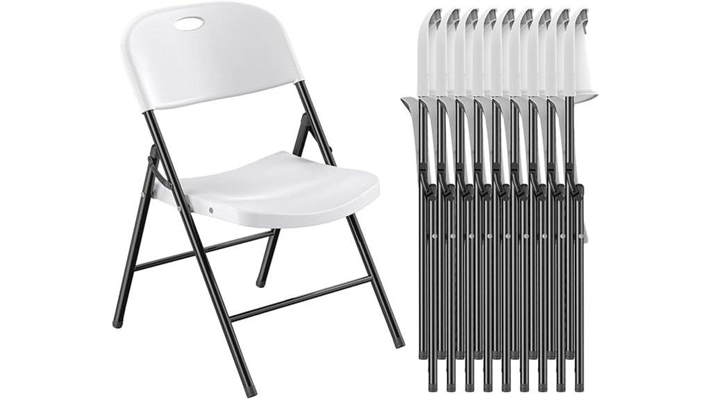 durable folding chairs pack