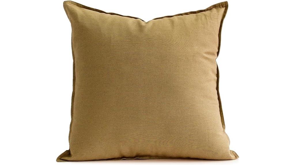earth yellow pillow case