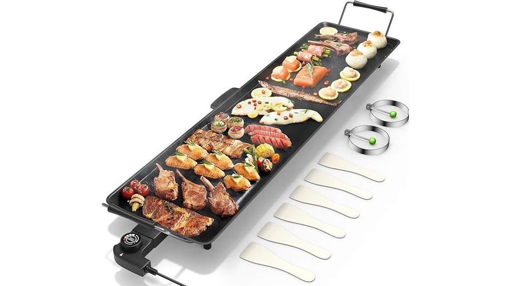 electric griddle for grilling
