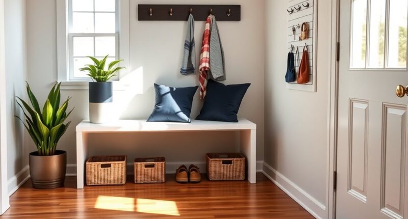 entryway organization tips