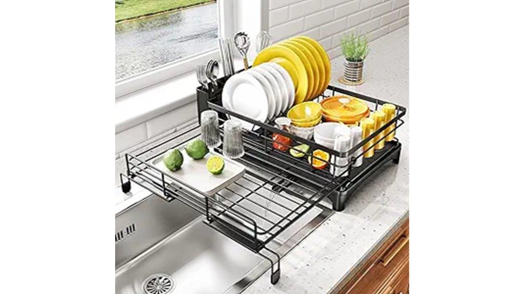 extendable stainless steel rack