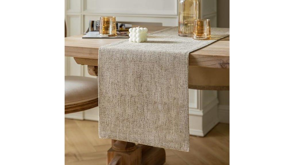 farmhouse burlap table runner