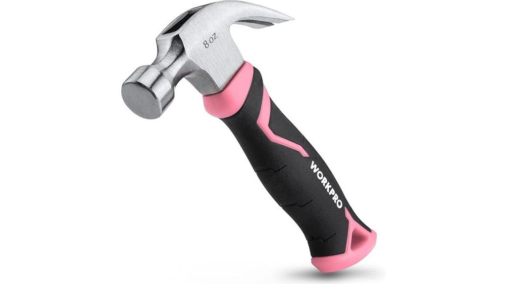 fiberglass handle claw hammer