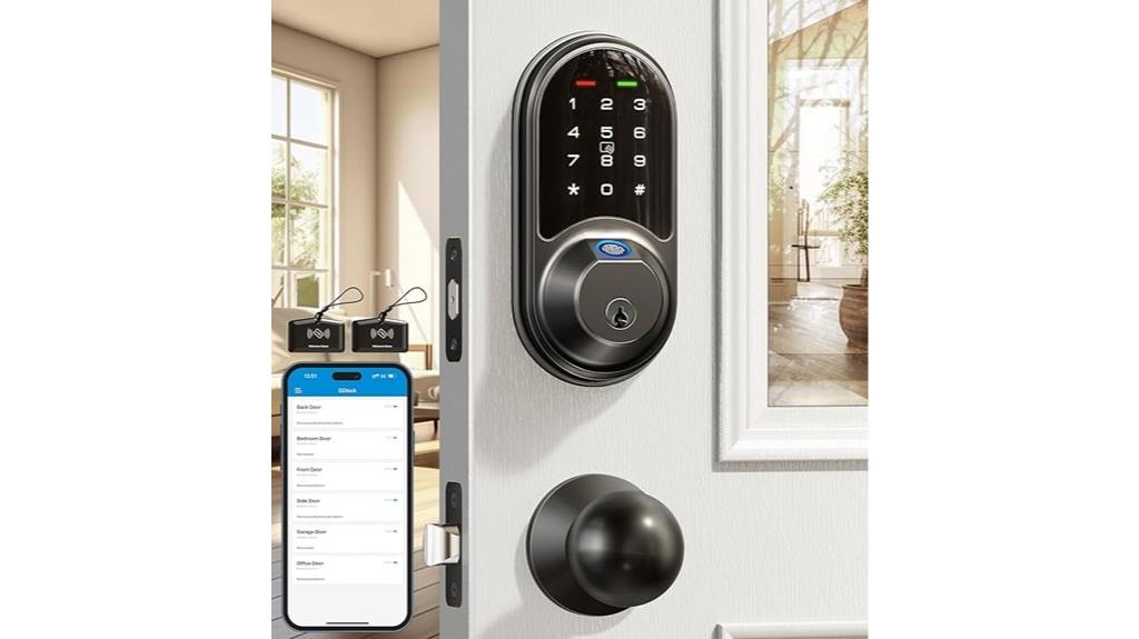 fingerprint keyless entry lock