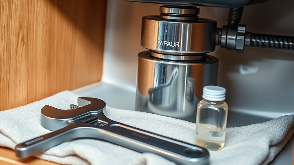fixing broken garbage disposal