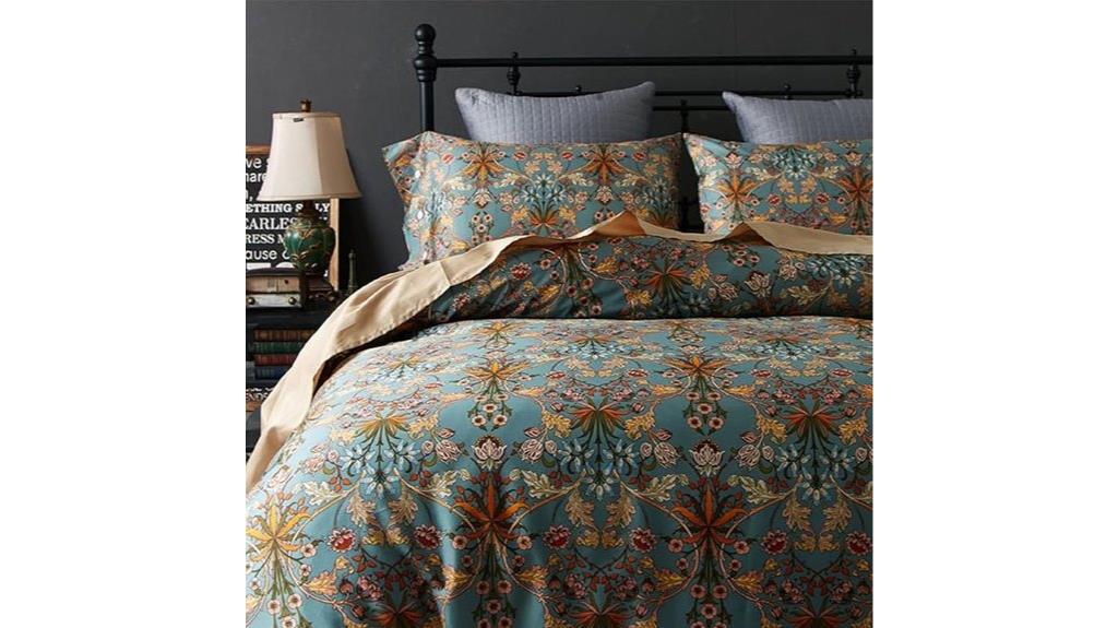 floral king duvet set