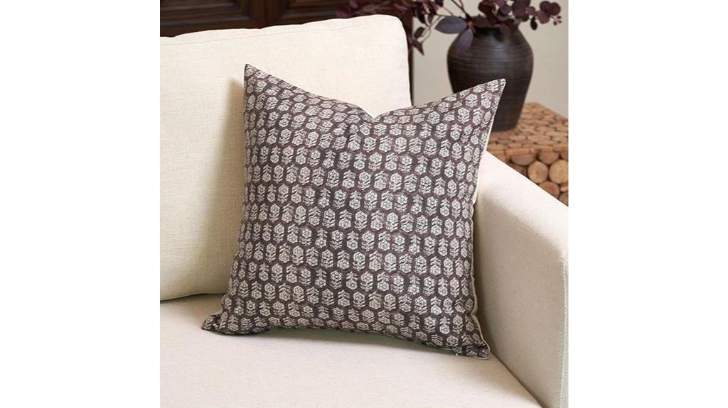 floral pillow cover design