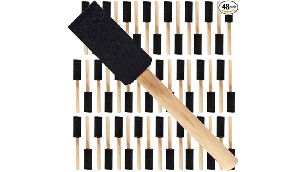 foam brush set 48