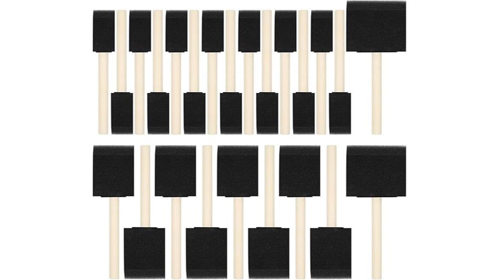 foam brushes for crafts