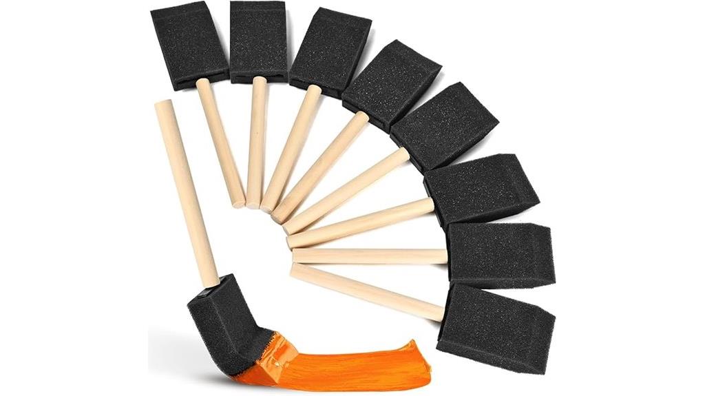 foam paint brushes set
