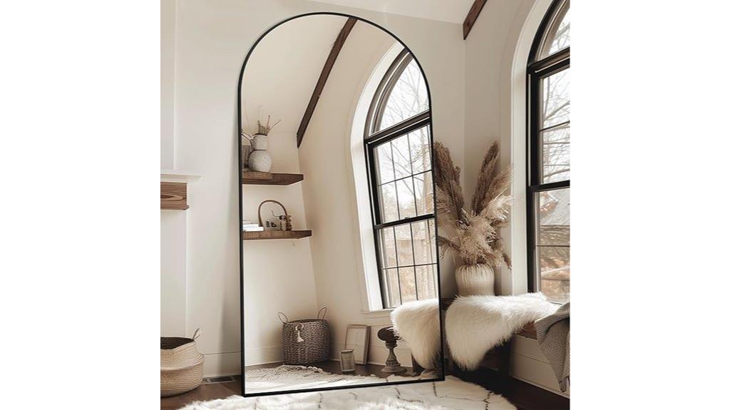 freestanding floor mirror design