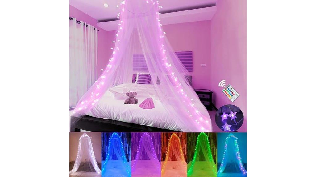girls bedroom bed canopy
