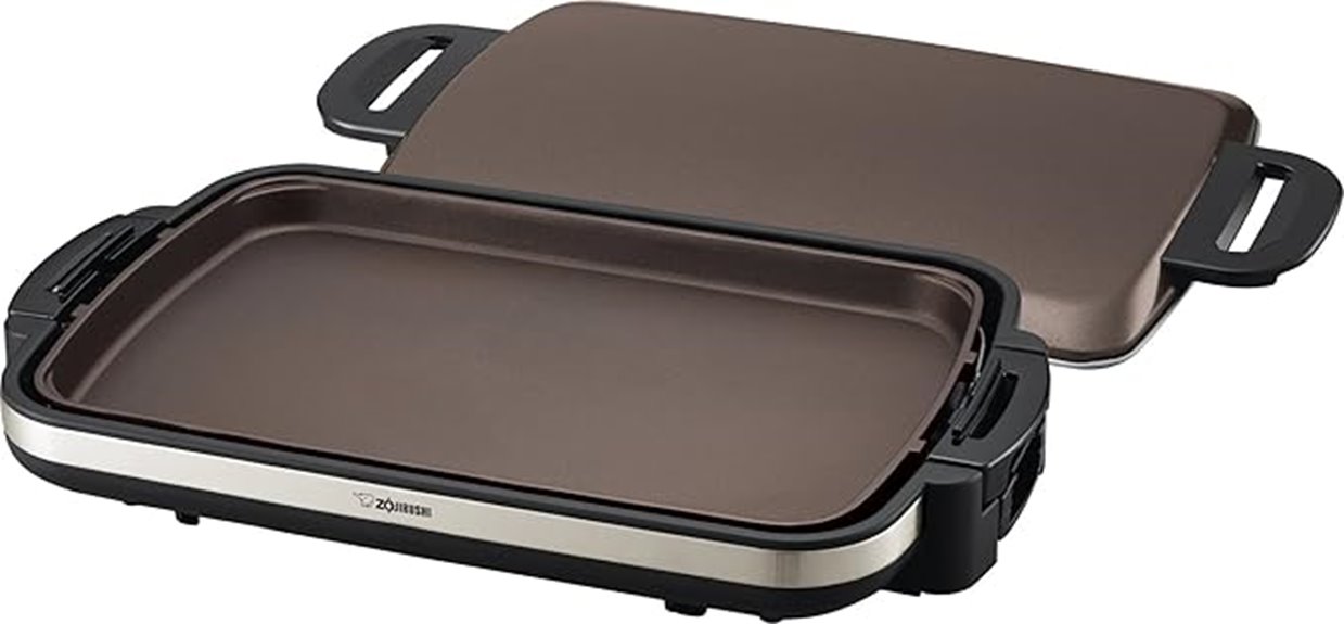 gourmet electric cooking appliance