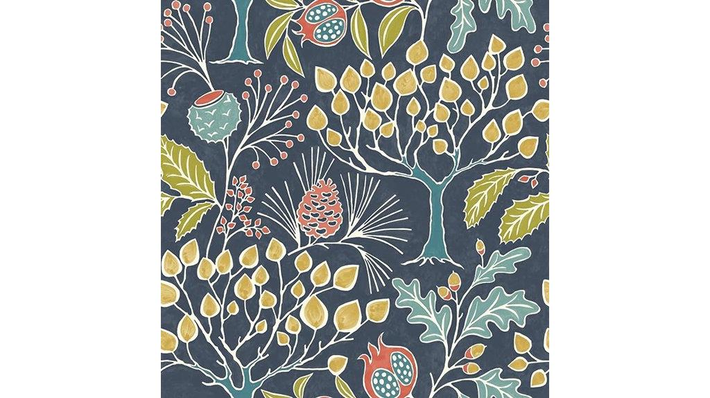 groovy garden peel wallpaper