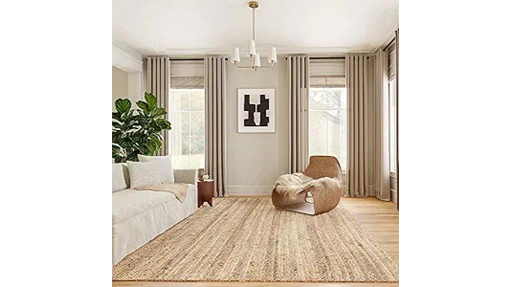 hand woven jute rug