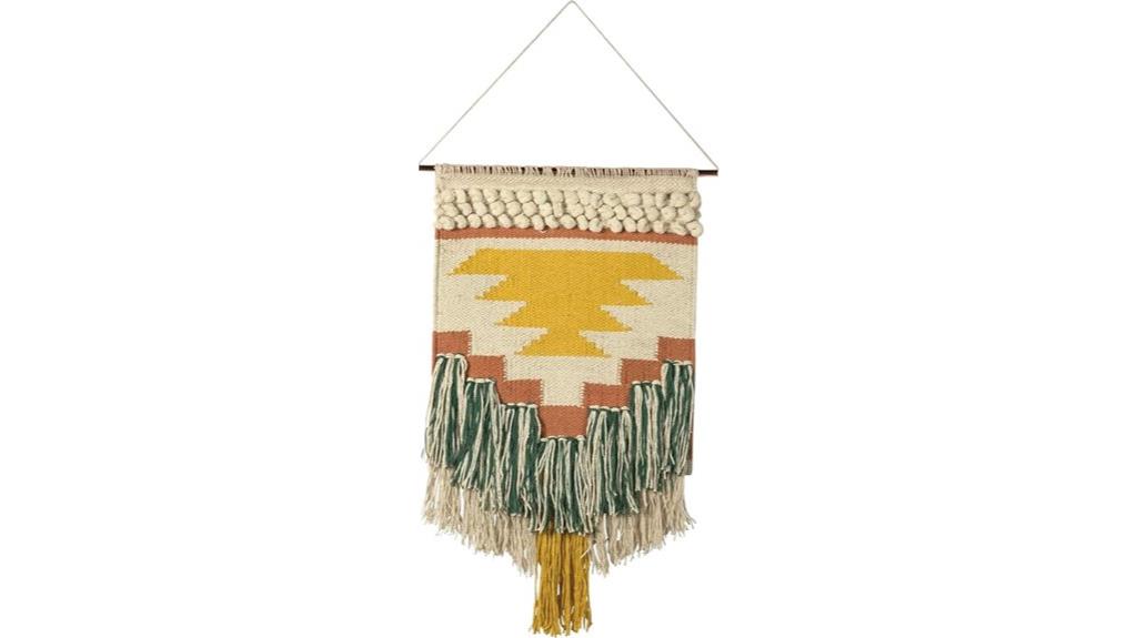 hand woven wall hanging