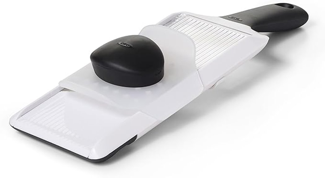 handheld mandoline slicer white