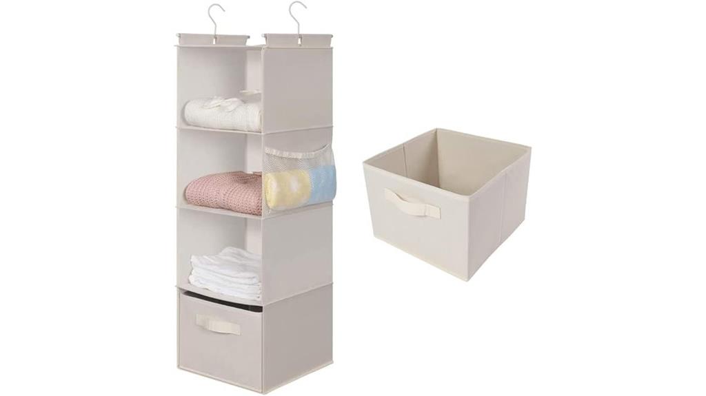 hanging closet organization solution