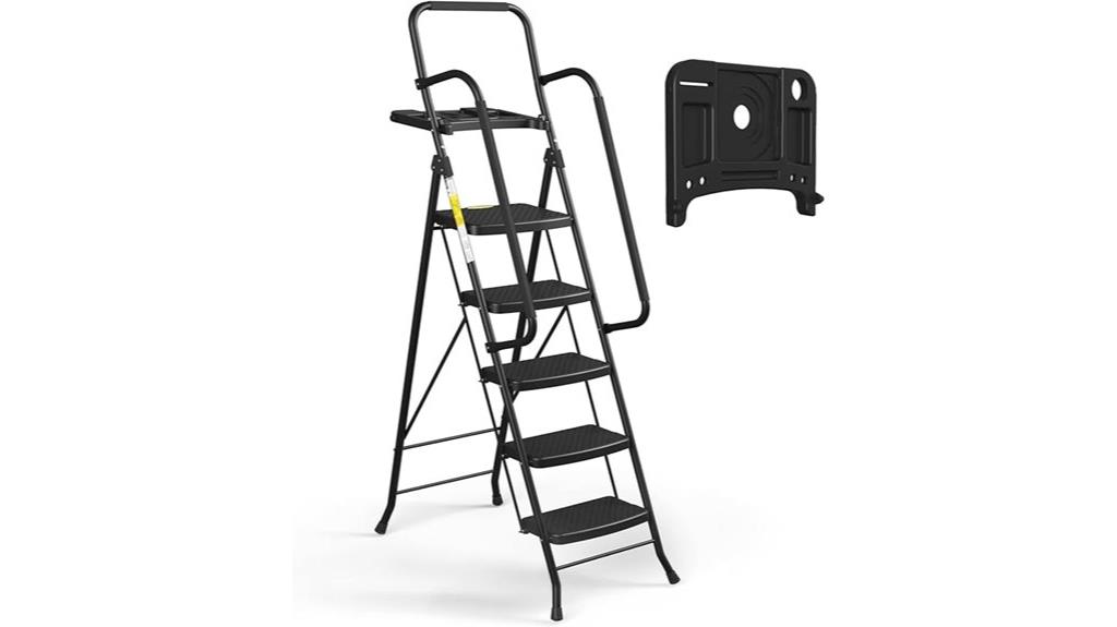 hbtower anti slip step ladder