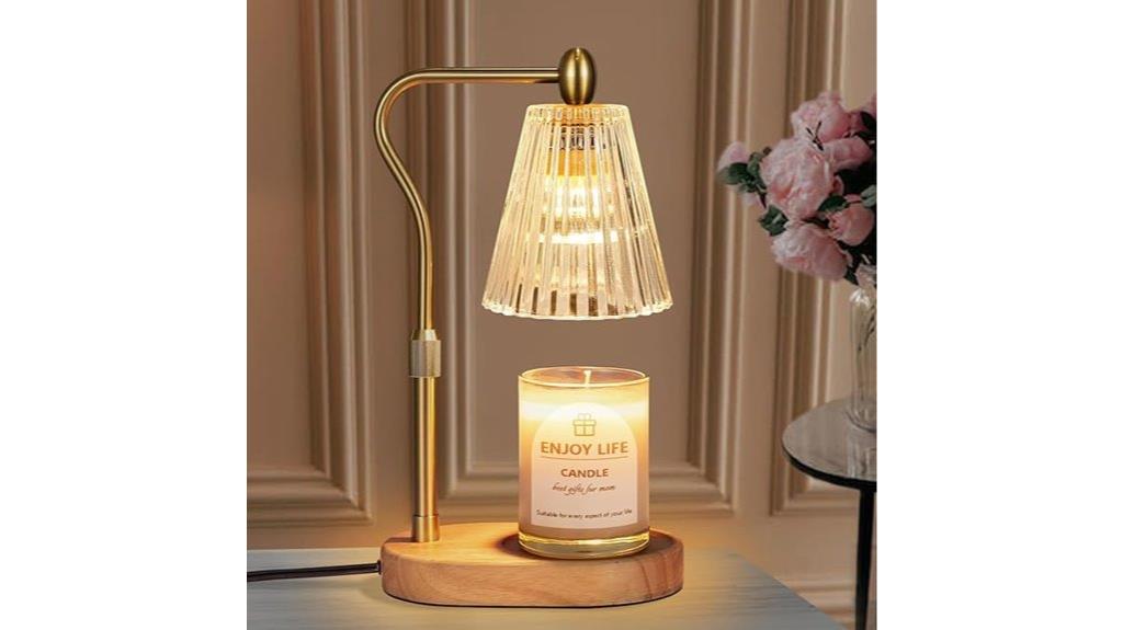 heated lamp with timer