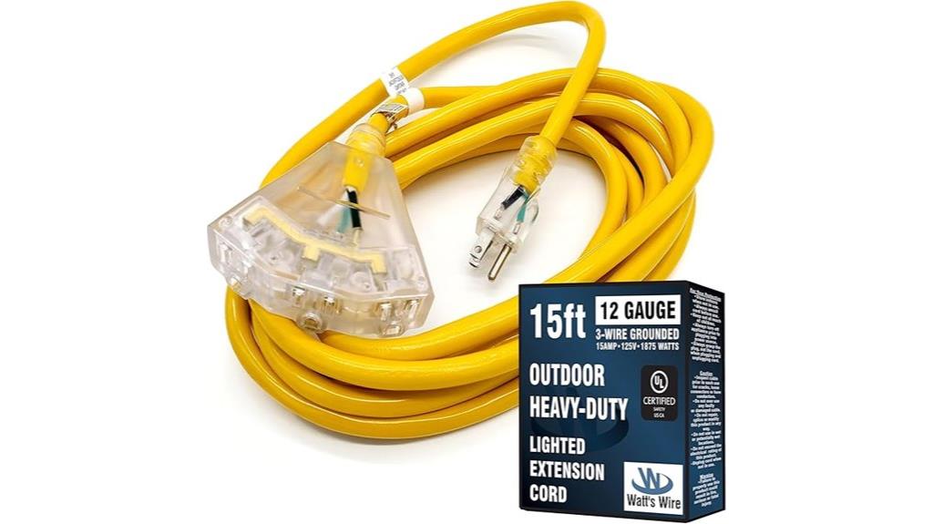 heavy duty extension cord